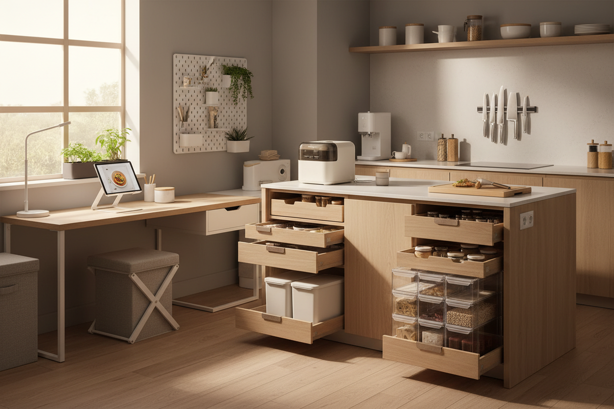 Banner KORA HAUSE - Cocina organizada con soluciones inteligentes